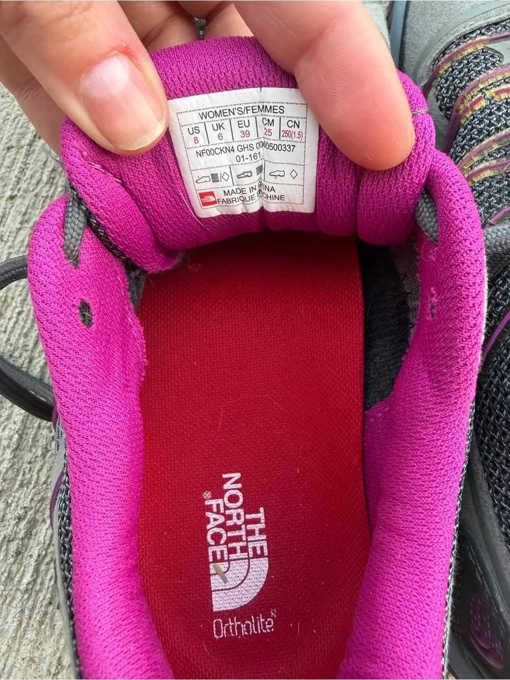 The North Face worn once